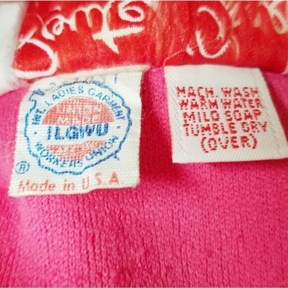 𝅺VINTAGE 70s Route One Pink Tie Waist A-line Dress - Picture 10 of 10